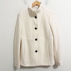 Lands’ End Boiled Wool Coat Jacket
